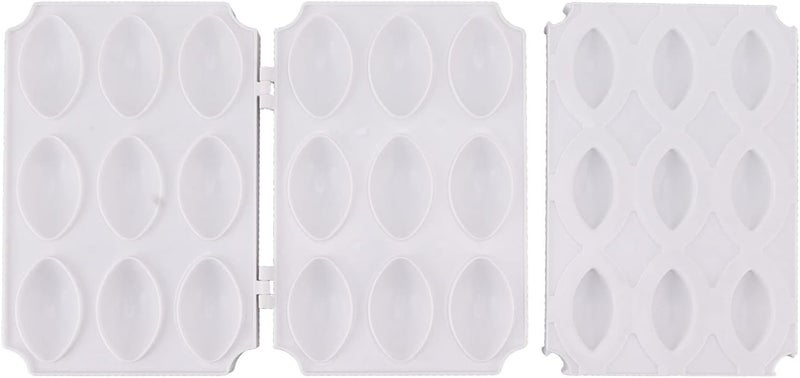 Horoper Meatball Mold Meatloaf Maker Press Tool, Meatball Maker Press Mold ABS Meatloaf Maker Press Tool Rolls Maker Mold Manual Meatloaf Mould Plastic Meatball Maker for Kitchen (Nine Grids) - Image 1